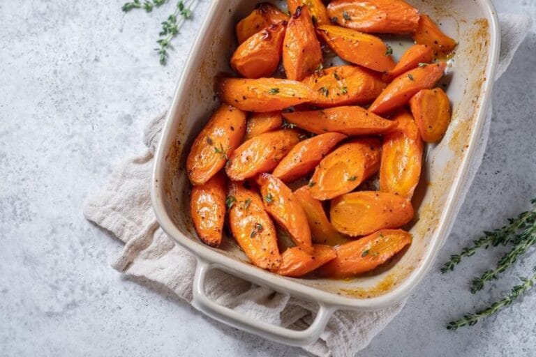 glazed roasted carrots