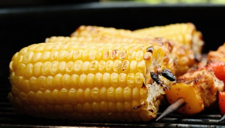 corn on pellet grill